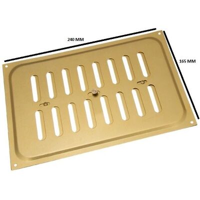 Onestopdiy Couverture de Ventilation en Aluminium Or - 9x6 Pouces - Publicité Onestopdiy Couverture de Ventilation en Aluminium Or - 9x6 Pouces - Publicité