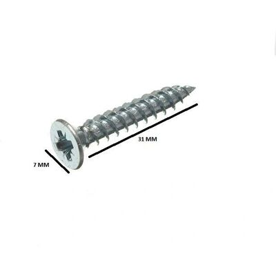 Onestopdiy Onestopdiy Vis à Bois Twinthread - #8 3.2cm Pack de 1200 - Publicité Onestopdiy Onestopdiy Vis à Bois Twinthread - #8 3.2cm Pack de 1200 - Publicité