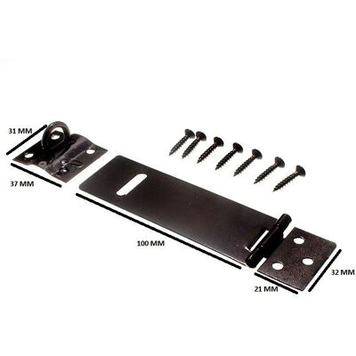 Verrou de porte Onestopdiy - 100mm Léger Noir - Pack de 48 vis - Publicité Verrou de porte Onestopdiy - 100mm Léger Noir - Pack de 48 vis - Publicité