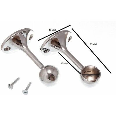 Support de Barre à Serviette One Stop Diy - 19mm Pack de 16 - Publicité Support de Barre à Serviette One Stop Diy - 19mm Pack de 16 - Publicité