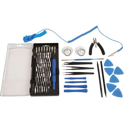 Kit de réparation Kamasa 87 pièces pour jeux et électronique - Publicité Kit de réparation Kamasa 87 pièces pour jeux et électronique - Publicité