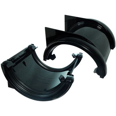 Supports noirs de 112mm semi-ronds Onestopdiy - Pack de 10 - Publicité Supports noirs de 112mm semi-ronds Onestopdiy - Pack de 10 - Publicité