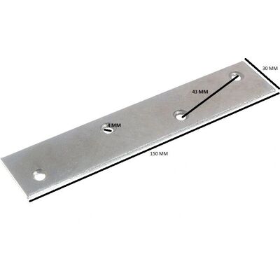 One Stop Diy Plaque de Réparation - 150mm x 29mm x 2.4mm - Bzp - Pack de 10 - Publicité One Stop Diy Plaque de Réparation - 150mm x 29mm x 2.4mm - Bzp - Pack de 10 - Publicité