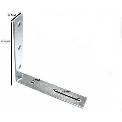 One Stop Diy Support d'angle - Support d'angle - Zinc Pack de 100 - Publicité One Stop Diy Support d'angle - Support d'angle - Zinc Pack de 100 - Publicité