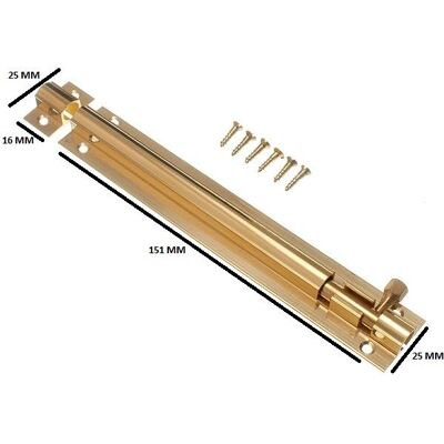 Onestopdiy Serrure de Porte en Laiton 150mm - Serrure - Publicité Onestopdiy Serrure de Porte en Laiton 150mm - Serrure - Publicité