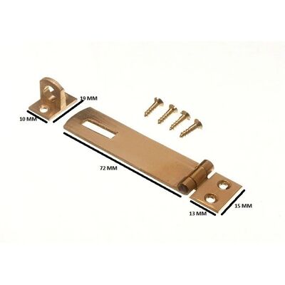 Onestopdiy Serrure en laiton pour cadenas 75mm Pack 100 - Publicité Onestopdiy Serrure en laiton pour cadenas 75mm Pack 100 - Publicité