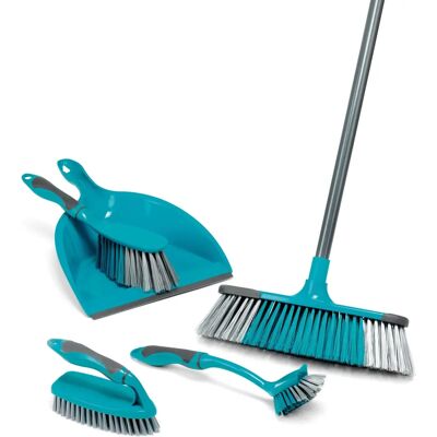 Beldray LA024152TQEU7 - Set de nettoyage - Turquoise - Sols & Cuisine - Publicité Beldray LA024152TQEU7 - Set de nettoyage - Turquoise - Sols & Cuisine - Publicité