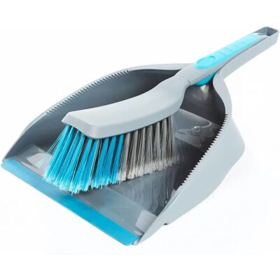 Beldray LA049254EU7 Ensemble Poussière et Balayette - Gris / Bleu - Kit de Nettoyage Beldray LA049254EU7 Ensemble Poussière et Balayette - Gris / Bleu - Kit de Nettoyage