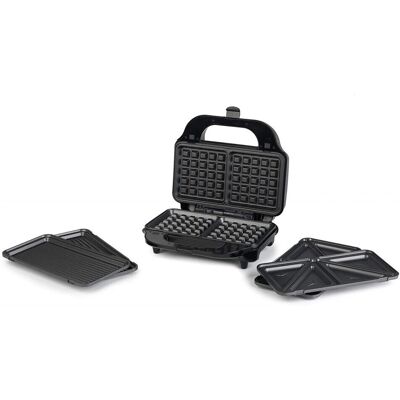 Salter - 3 in 1 Deep Fill Panini & Waffle Maker 900W - Panini & Waffle Maker Salter - 3 in 1 Deep Fill Panini & Waffle Maker 900W - Panini & Waffle Maker