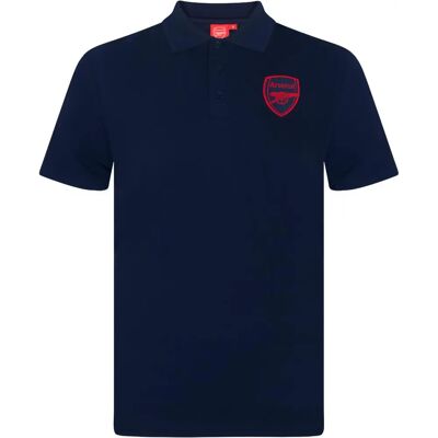 Arsenal FC Navy Blue 3XL Official Football Gift Mens Crest Polo Shirt Arsenal FC Navy Blue 3XL Official Football Gift Mens Crest Polo Shirt