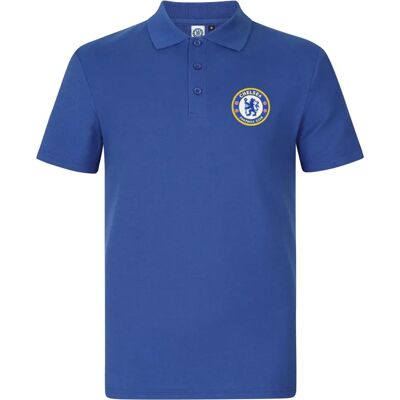 Chelsea FC Royal Blue Polo Shirt - Official Football Gift Chelsea FC Royal Blue Polo Shirt - Official Football Gift