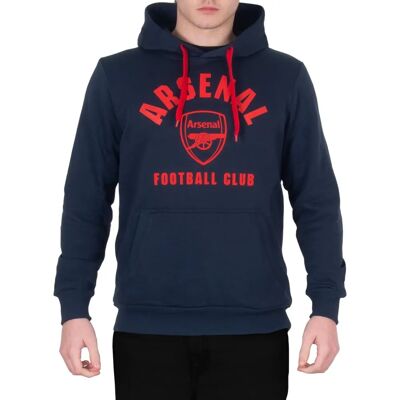 Arsenal FC Mens Hoody Navy Blue - Official Football Gift Arsenal FC Mens Hoody Navy Blue - Official Football Gift