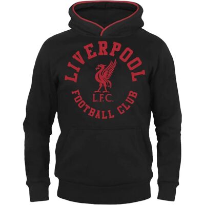 Liverpool FC Boys Hoody - Black - 8-9 Years - Official Football Gift Liverpool FC Boys Hoody - Black - 8-9 Years - Official Football Gift