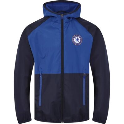Chelsea FC Boys Navy Blue Model Shower Windbreaker - Jacket Chelsea FC Boys Navy Blue Model Shower Windbreaker - Jacket
