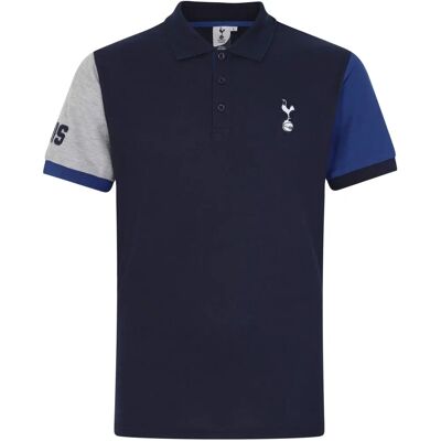 Tottenham Hotspur FC Tottenham Hotspur Mens Polo Shirt Crest OFFICIAL Football Gift Navy Contrast Sleeve Large Tottenham Hotspur FC Tottenham Hotspur Mens Polo Shirt Crest OFFICIAL Football Gift Navy Contrast Sleeve Large