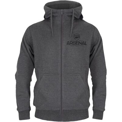 Arsenal FC Grey 2XL Zip Hoodie - Hoodie Arsenal FC Grey 2XL Zip Hoodie - Hoodie