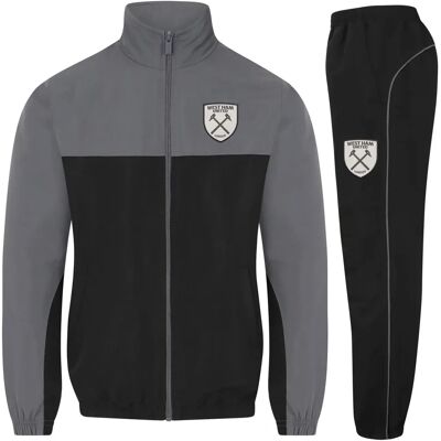 West Ham United FC Grey Men’s Tracksuit Set - Official Football Gift West Ham United FC Grey Men’s Tracksuit Set - Official Football Gift