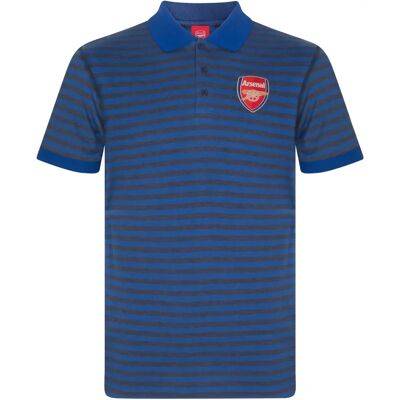 Arsenal FC Modèle Chemise Polo Bleu - Publicité Arsenal FC Modèle Chemise Polo Bleu - Publicité