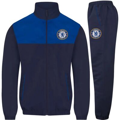 Chelsea FC Large Navy Blue Mens Tracksuit - Tracksuit Chelsea FC Large Navy Blue Mens Tracksuit - Tracksuit