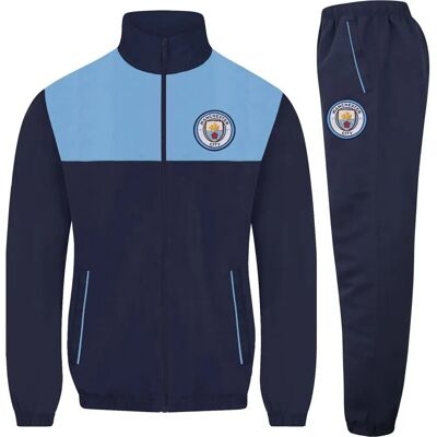 Manchester City FC Manchester City Mens Tracksuit Jacket & Pants Set - Tracksuit Set Manchester City FC Manchester City Mens Tracksuit Jacket & Pants Set - Tracksuit Set