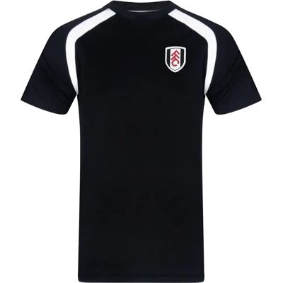 Fulham FC Black Polyester T-Shirt - Football Fulham FC Black Polyester T-Shirt - Football
