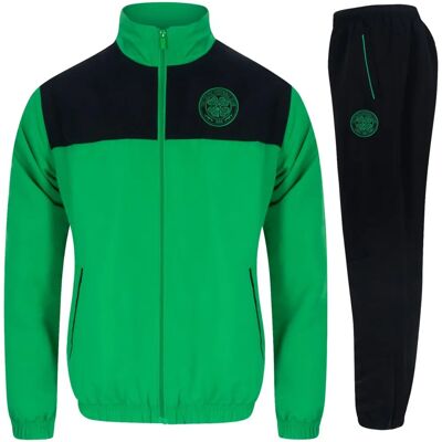 Celtic FC Mens Tracksuit Jacket & Pants Set - Official Football Gift Celtic FC Mens Tracksuit Jacket & Pants Set - Official Football Gift
