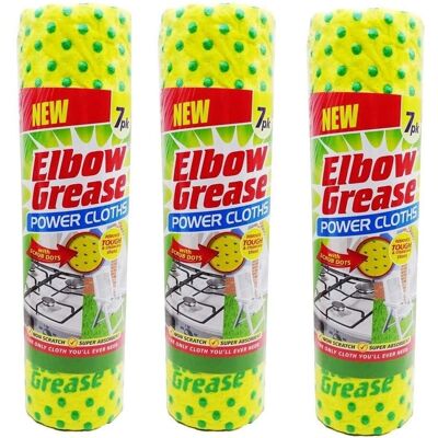 Elbow Grease Power Cloths 7 Pack - Cleaning Cloths Elbow Grease Power Cloths 7 Pack - Cleaning Cloths