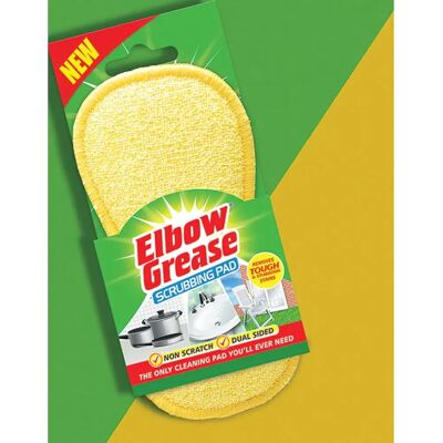 Elbow Grease Scrubbing Pad - Cleaning Pad for Pots, Pans & Surfaces Elbow Grease Scrubbing Pad - Cleaning Pad for Pots, Pans & Surfaces