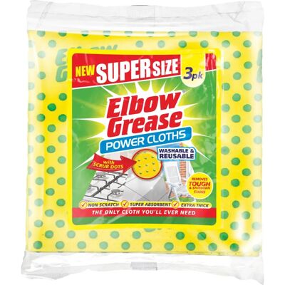 Elbow Grease Super Size Power Cloths - Cleaning Cloths Elbow Grease Super Size Power Cloths - Cleaning Cloths