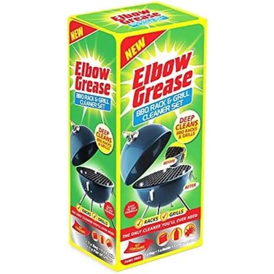 Set di pulizia BBQ Elbow Grease - Pulizia profonda griglie e supporti Set di pulizia BBQ Elbow Grease - Pulizia profonda griglie e supporti