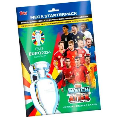 Topps Euro 2024 Match Attax Starter Pack - Gra karciana Topps Euro 2024 Match Attax Starter Pack - Gra karciana