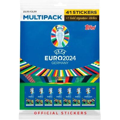 Kolekcja naklejek UEFA EURO 2024 Topps - Multipack Kolekcja naklejek UEFA EURO 2024 Topps - Multipack