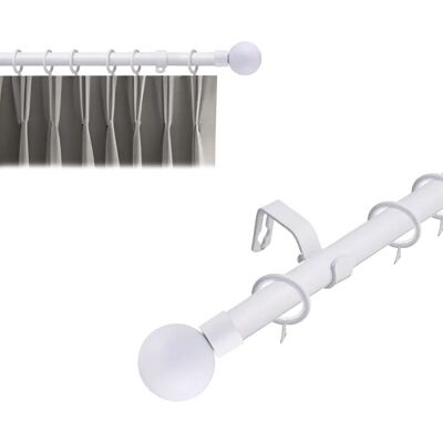Lister Cartwright - 19 mm Extendable Metal Curtain Pole Lister Cartwright - 19 mm Extendable Metal Curtain Pole