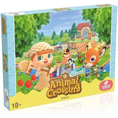 Winning Moves Animal Crossing New Horizons Puzzle 1000 Teile - Offiziell Lizenz Winning Moves Animal Crossing New Horizons Puzzle 1000 Teile - Offiziell Lizenz