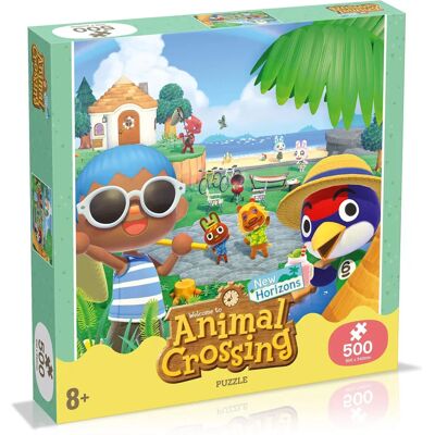 Puzzle Animal Crossing New Horizons de Winning Moves 500 pièces - Publicité Puzzle Animal Crossing New Horizons de Winning Moves 500 pièces - Publicité