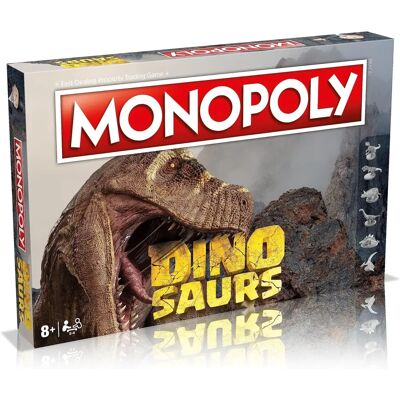 Winning Moves Monopoly Dinosauriërs Editie Bordspel - Gezinsplezier vanaf 8+ Winning Moves Monopoly Dinosauriërs Editie Bordspel - Gezinsplezier vanaf 8+