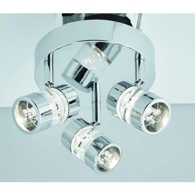 Searchlight Lighting 4413CC Bubbles 3 Light LED Deckenstrahler - Polierter Chrom - Deckenleuchte Searchlight Lighting 4413CC Bubbles 3 Light LED Deckenstrahler - Polierter Chrom - Deckenleuchte