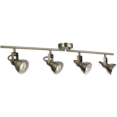 Barra Faretto 4 Luci Regolabile Searchlight Focus - Faretti da soffitto Barra Faretto 4 Luci Regolabile Searchlight Focus - Faretti da soffitto