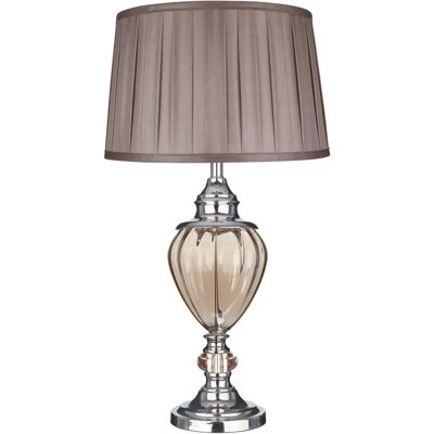 Lampada da tavolo Greyson Searchlight - Base in vetro decorativa Lampada da tavolo Greyson Searchlight - Base in vetro decorativa