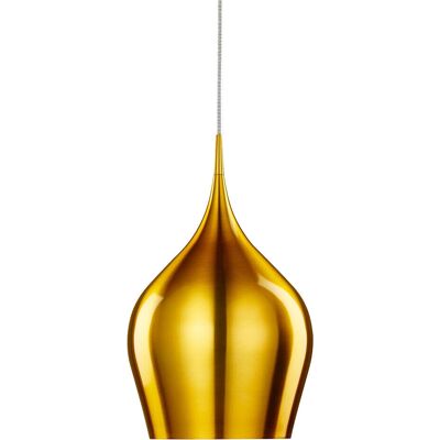 Searchlight Lighting Searchlight Vibrant - Pendente a soffitto a cupola grande in oro, E27 Searchlight Lighting Searchlight Vibrant - Pendente a soffitto a cupola grande in oro, E27