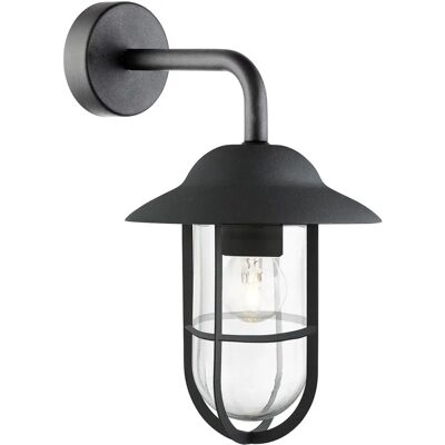 Luce da Parete Esterna Searchlight Toronto Nera - IP44, E27, 7W Luce da Parete Esterna Searchlight Toronto Nera - IP44, E27, 7W