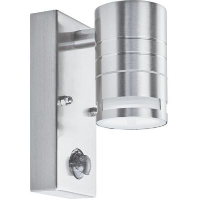 Lampada da Parete Esterno Searchlight Acciaio Inox GU10 - Illuminazione di Sicurezza Moderna Lampada da Parete Esterno Searchlight Acciaio Inox GU10 - Illuminazione di Sicurezza Moderna
