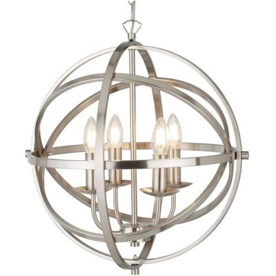 Lampadario Orbit 4 Luci Searchlight - Soffitto Lampadario Orbit 4 Luci Searchlight - Soffitto