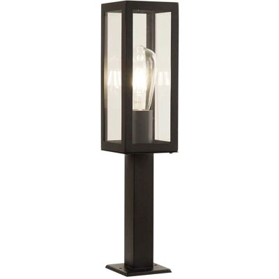 Luce da palo nero Searchlight - Modello 6441-450BK - Faretto da esterno rettangolare Luce da palo nero Searchlight - Modello 6441-450BK - Faretto da esterno rettangolare