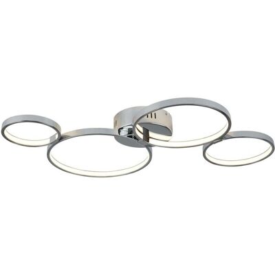 Searchlight Lighting Searchlight - Solexa LED-Deckenleuchte Chrom - Modern, Energiesparend Searchlight Lighting Searchlight - Solexa LED-Deckenleuchte Chrom - Modern, Energiesparend
