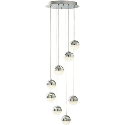 Searchlight Lighting Marbles 8 Licht LED Deckenleuchte - Polished Chrome - Deckenlampe Searchlight Lighting Marbles 8 Licht LED Deckenleuchte - Polished Chrome - Deckenlampe