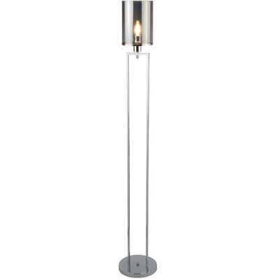 Searchlight Catalina Stehlampe - E27, 60W, 144cm, Rauchglas Searchlight Catalina Stehlampe - E27, 60W, 144cm, Rauchglas