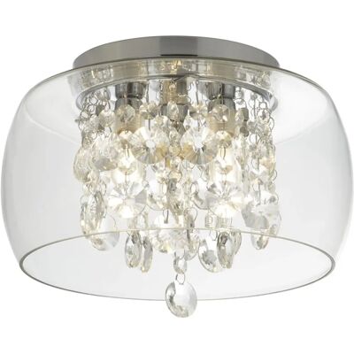 Searchlight Lighting Searchlight Bagno - Lampada da Soffitto a 3 Luci Cromata - IP44, G9 Searchlight Lighting Searchlight Bagno - Lampada da Soffitto a 3 Luci Cromata - IP44, G9