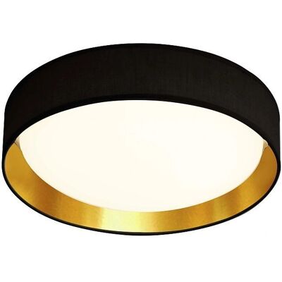 Luce a Soffitto LED Integrata Gianna - Nero, Oro Luce a Soffitto LED Integrata Gianna - Nero, Oro