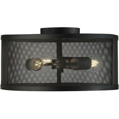 Luce da soffitto semi-incasso Fishnet a 3 bracci - Nero Luce da soffitto semi-incasso Fishnet a 3 bracci - Nero